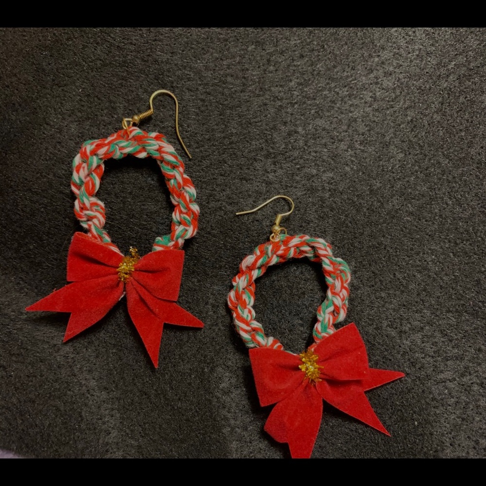 Christmas handmade earrings